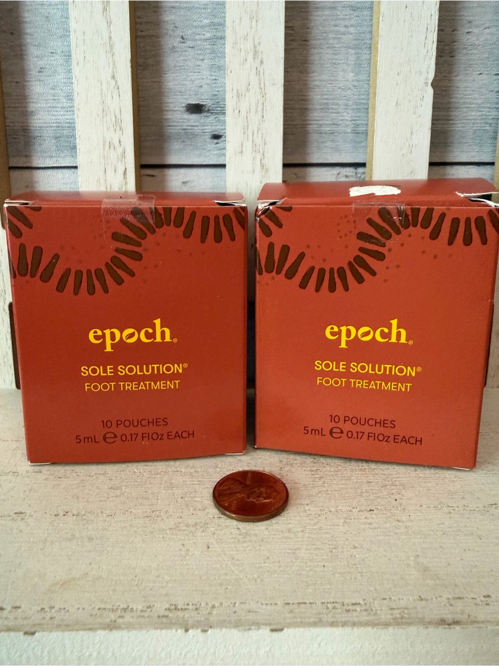 NuSkin Nu Skin Epoch Sole Solution 5mL X 15 Total Packs Foot Treatment Cream